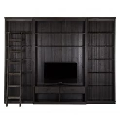 Maison Belfort Meuble TV Lillehammer I - 3 éléments - Pin massif - Epicéa Havanna -Meubles TV muraux Soldes 1000056765 201006 10042500048 DETAILS P000000001000056765