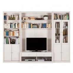Maison Belfort Meuble TV Lillehammer III - 3 éléments - Pin massif - Epicéa blanc