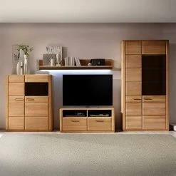 Naturoo Ensemble mural Structura V (4 éléments) - Chêne Bianco partiellement massif -Meubles TV muraux Soldes 1000063952 200811 13512200220 MOOD DETAILS P000000001000063952 mood