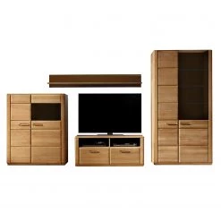 Naturoo Ensemble mural Structura V (4 éléments) - Chêne Bianco partiellement massif -Meubles TV muraux Soldes 1000063952 200811 13512200221 DETAILS P000000001000063952