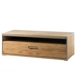 Ars Natura Ensemble de meubles Lopburi II - 4 éléments - Imitation chêne Bianco partiellement massif / Ardoise -Meubles TV muraux Soldes 1000064076 200811 13514400253 DETAILS P000000001000064076