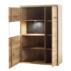 Ars Natura Mur TV Lopburi (3 éléments) - Imitation chêne Bianco partiellement massif / Ardoise -Meubles TV muraux Soldes 1000064077 200811 13515000262 DETAILS P000000001000064077