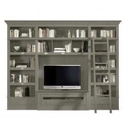 Maison Belfort Ensemble TV Azjana I - Granit - Avec échelle -Meubles TV muraux Soldes 1000084300 201004 11333500281 DETAILS P000000001000084300