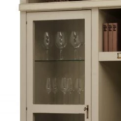 Maison Belfort Ensemble TV Azjana II - Beige clair - Avec échelle -Meubles TV muraux Soldes 1000084354 201004 11434600460 DETAILS P000000001000084354