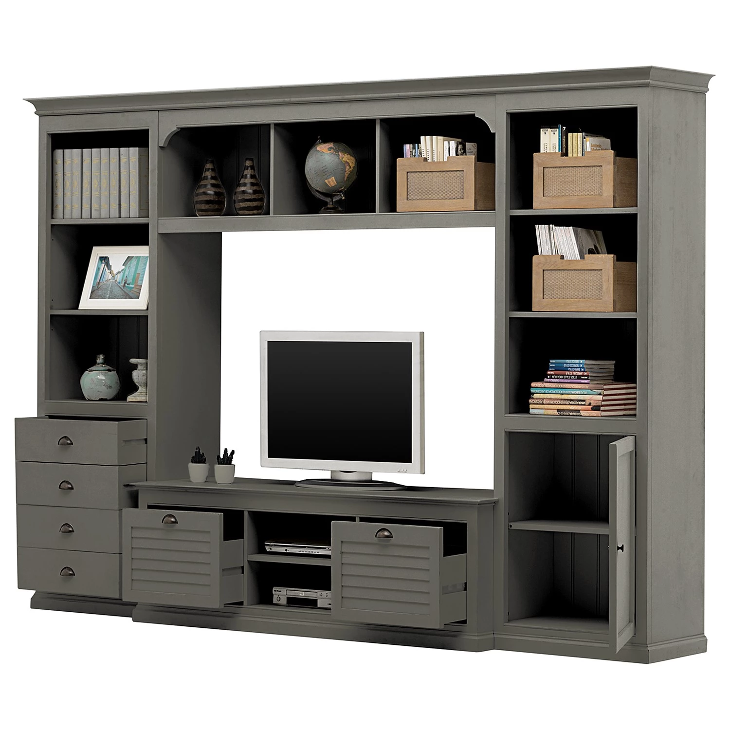 Ridgevalley Ensemble TV Sollerön I - Granite / Noir 6 Ridgevalley Ensemble TV Sollerön I - Granite / Noir – Image 4