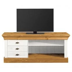 Maison Belfort Meuble TV Bergen - 3 éléments - Pin massif - Epicéa blanc / Epicéa lessivé -Meubles TV muraux Soldes 1000104421 211122 083215001015 DETAILS P000000001000104421