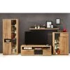 Naturoo Ensemble de meubles Macoun (4 éléments) - Avec éclairage - Partiellement en chêne sauvage massif -Meubles TV muraux Soldes 1000122088 181112 14545801 IMAGE P000000001000122088
