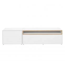 Now! by hülsta Ensemble hülsta now easy I (5 élém.) - Blanc pur laqué / Chêne naturel -Meubles TV muraux Soldes 1000131863 180920 17412148 GALLERYIMAGES P000000001000131863