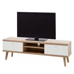 Norrwood Ensemble TV Gyland II (4 éléments) - Blanc matt / Imitation chêne Riviera 11 Norrwood Ensemble TV Gyland II (4 éléments) - Blanc matt / Imitation chêne Riviera -Meubles TV muraux Soldes 1000164013 190307 08392400088 GALLERYIMAGES P000000001000164013