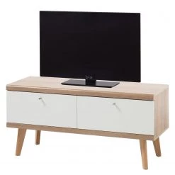 Norrwood Ensemble TV Gyland I (4 éléments) - Blanc matt / Imitation chêne Riviera 11 Norrwood Ensemble TV Gyland I (4 éléments) - Blanc matt / Imitation chêne Riviera -Meubles TV muraux Soldes 1000164024 190307 08392500121 GALLERYIMAGES P000000001000164024