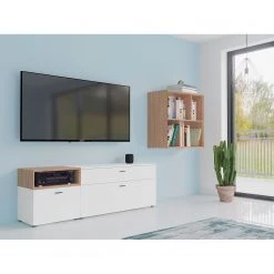 Germania Ensemble meubles TV Coruna I (2 élém.) - Imitation chêne Grandson