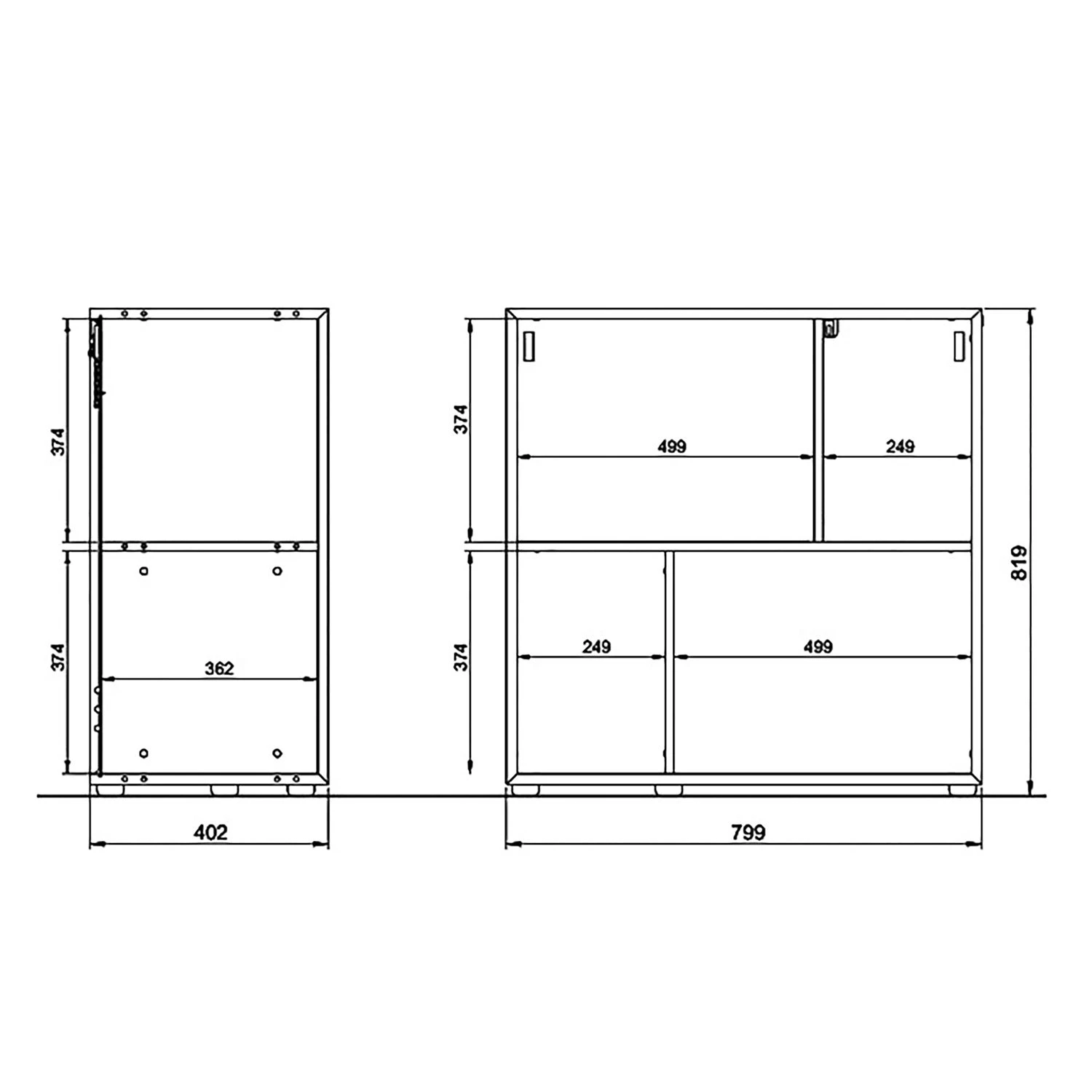 Germania Ensemble meubles TV Coruna I (2 élém.) - Imitation chêne Grandson 12 Germania Ensemble meubles TV Coruna I (2 élém.) - Imitation chêne Grandson – Image 10