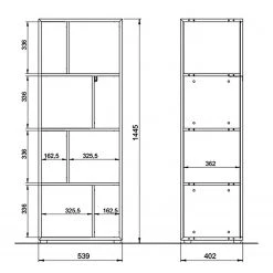 Germania Ensemble meubles TV Coruna IV (3 élém.) - Imitation chêne Grandson -Meubles TV muraux Soldes 1000168945 190403 11353900103 GALLERYIMAGES P000000001000168945