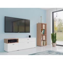 Germania Ensemble meubles TV Coruna II (2 élém.) - Imitation chêne Grandson