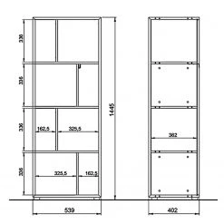 Germania Ensemble meubles TV Coruna II (2 élém.) - Imitation chêne Grandson -Meubles TV muraux Soldes 1000168947 190403 11354000125 GALLERYIMAGES P000000001000168947