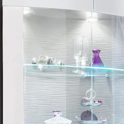 Loftscape Ensemble meubles TV Mury (4 éléments) - Blanc brillant / Anthracite -Meubles TV muraux Soldes 1000171335 190424 07575900119 GALLERYIMAGES P000000001000171335