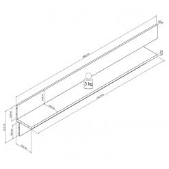 Loftscape Ensemble meubles TV Moitin (4 éléments) - Noir brillant / Noir -Meubles TV muraux Soldes 1000171354 190424 07580400282 GALLERYIMAGES P000000001000171354