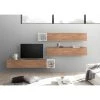 LC Spa Ensemble meubles TV Infinity II (5 él.) - Blanc / Imitation noyer clair 2 LC Spa Ensemble meubles TV Infinity II (5 él.) - Blanc / Imitation noyer clair -Meubles TV muraux Soldes 1000178616 190807 06302500007 MOOD IMAGE P000000001000178616 mood