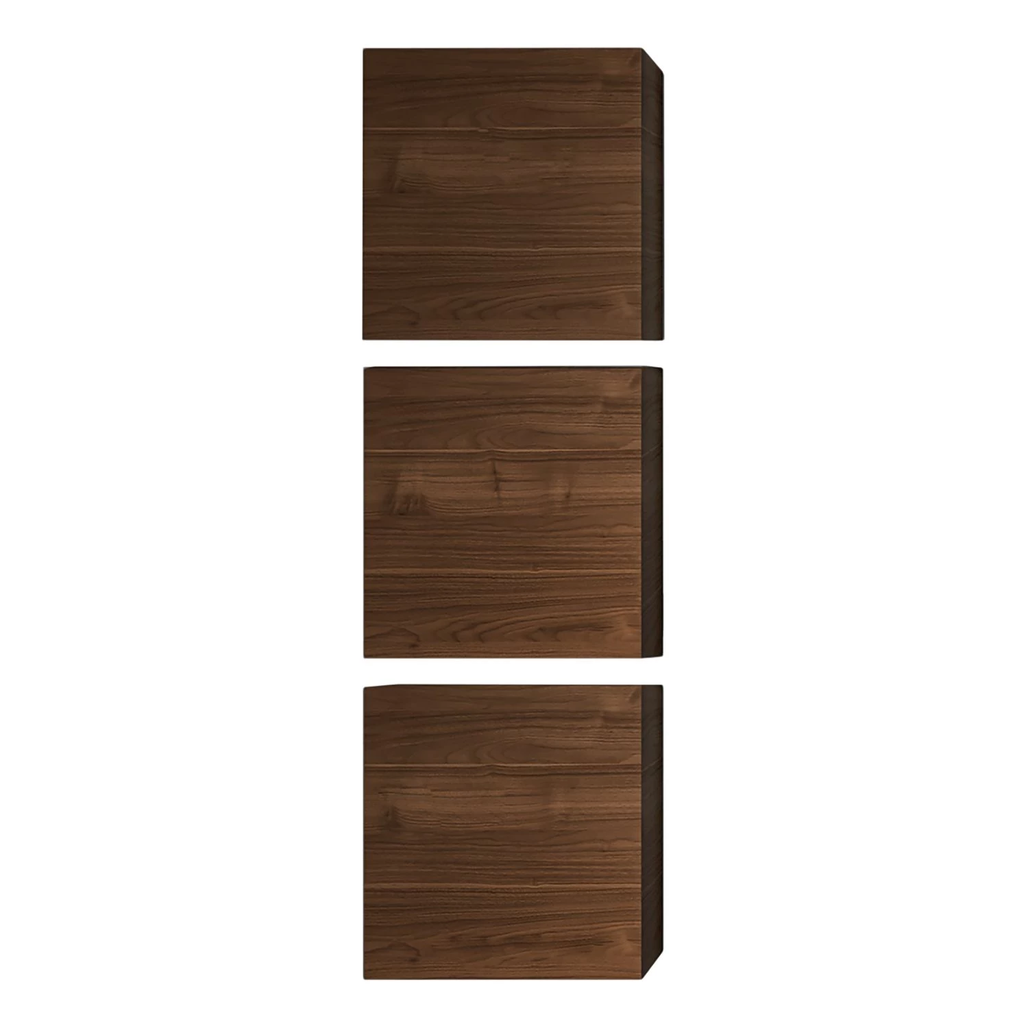 LC Spa Ensemble meubles TV Infinity III (7 él.) - Blanc / Imitation noyer foncé 4 LC Spa Ensemble meubles TV Infinity III (7 él.) - Blanc / Imitation noyer foncé – Image 2