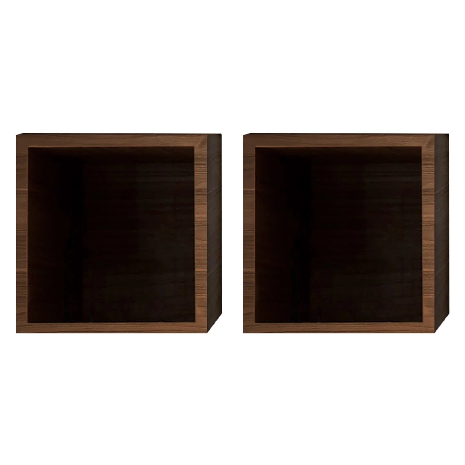 LC Spa Ensemble meubles TV Infinity III (7 él.) - Blanc / Imitation noyer foncé 6 LC Spa Ensemble meubles TV Infinity III (7 él.) - Blanc / Imitation noyer foncé – Image 4