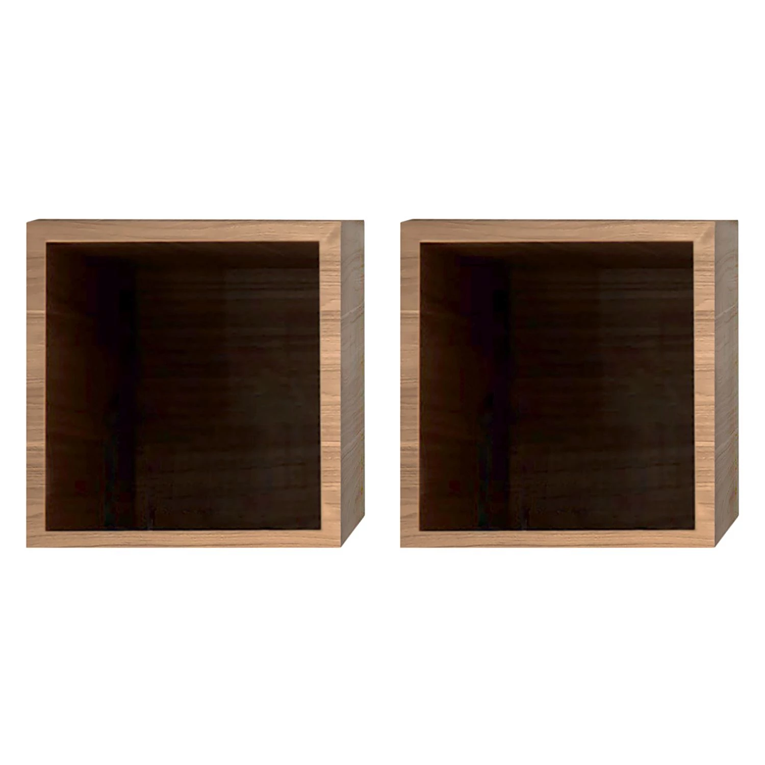 LC Spa Ensemble meubles TV Infinity VIII (8 él) - Blanc / Imitation noyer clair 5 LC Spa Ensemble meubles TV Infinity VIII (8 él) - Blanc / Imitation noyer clair – Image 3