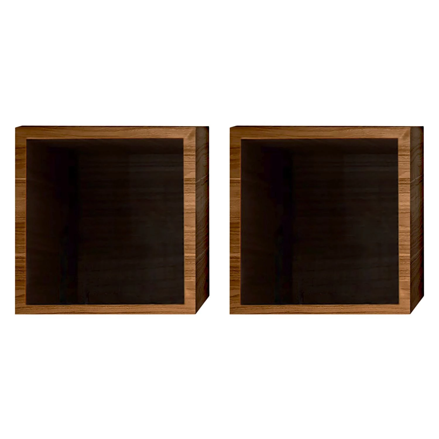 LC Spa Ensemble meubles TV Infinity VIII (8 él) - Blanc / Imitation noyer foncé 5 LC Spa Ensemble meubles TV Infinity VIII (8 él) - Blanc / Imitation noyer foncé – Image 3