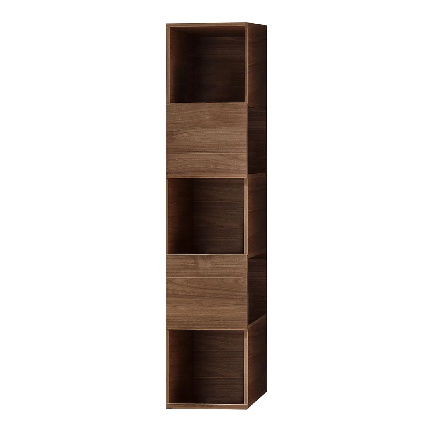 LC Spa Ensemble meubles TV Infinity V (5 élém.) - Blanc / Imitation noyer foncé 5 LC Spa Ensemble meubles TV Infinity V (5 élém.) - Blanc / Imitation noyer foncé – Image 3