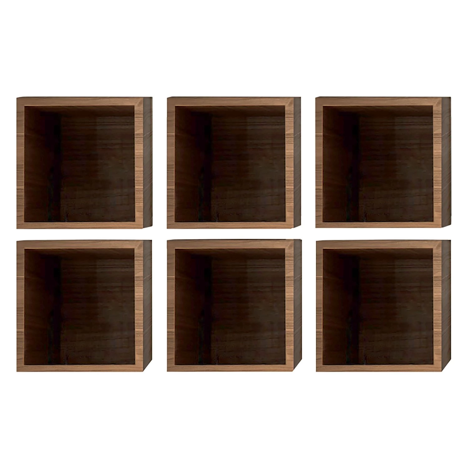 LC Spa Ensemble meubles TV Infinity X (12 él.) - Blanc / Imitation noyer clair 7 LC Spa Ensemble meubles TV Infinity X (12 él.) - Blanc / Imitation noyer clair – Image 5