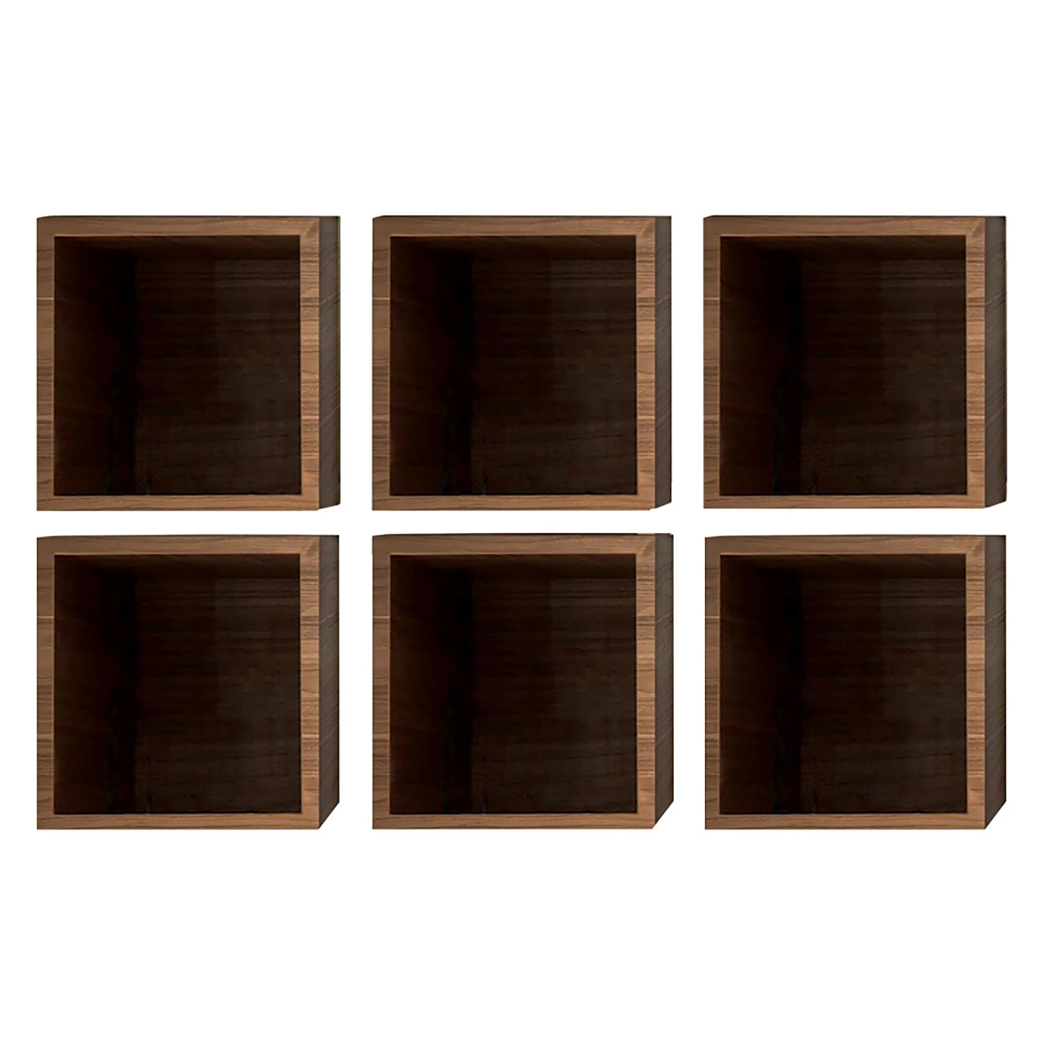 LC Spa Ensemble meubles TV Infinity X (12 él.) - Blanc / Imitation noyer foncé 5 LC Spa Ensemble meubles TV Infinity X (12 él.) - Blanc / Imitation noyer foncé – Image 3