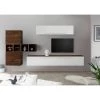 LC Spa Ensemble meubles TV Infinity VI (9 él.) - Blanc / Imitation noyer foncé 1 LC Spa Ensemble meubles TV Infinity VI (9 él.) - Blanc / Imitation noyer foncé -Meubles TV muraux Soldes 1000178648 190807 06303500174 MOOD IMAGE P000000001000178648 mood