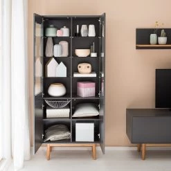 Mørteens Ensemble meubles TV Lindholm II (4 él.) - Partiellement en chêne massif - Gris 30 Mørteens Ensemble meubles TV Lindholm II (4 él.) - Partiellement en chêne massif - Gris -Meubles TV muraux Soldes 1000182335 200110 17352000035 DETAILS P000000001000182335