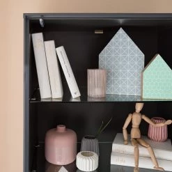 Mørteens Ensemble meubles TV Lindholm IV (3 él.) - Partiellement en chêne massif - Gris -Meubles TV muraux Soldes 1000182336 200108 13510100016 DETAILS P000000001000182336