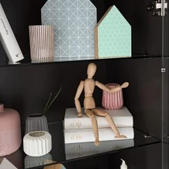 Mørteens Ensemble meubles TV Lindholm IV (3 él.) - Partiellement en chêne massif - Gris -Meubles TV muraux Soldes 1000182336 200108 13510100017 DETAILS P000000001000182336