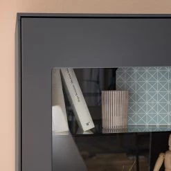 Mørteens Ensemble meubles TV Lindholm IV (3 él.) - Partiellement en chêne massif - Gris -Meubles TV muraux Soldes 1000182336 200108 13510100021 DETAILS P000000001000182336