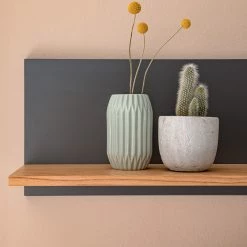 Mørteens Ensemble meubles TV Lindholm IV (3 él.) - Partiellement en chêne massif - Gris -Meubles TV muraux Soldes 1000182336 200108 13510200024 DETAILS P000000001000182336