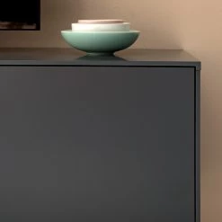 Mørteens Ensemble meubles TV Lindholm IV (3 él.) - Partiellement en chêne massif - Gris -Meubles TV muraux Soldes 1000182336 200108 13510200026 DETAILS P000000001000182336