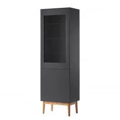 Mørteens Ensemble meubles TV Lindholm IV (3 él.) - Partiellement en chêne massif - Gris -Meubles TV muraux Soldes 1000182336 200109 07541400005 DETAILS P000000001000182336