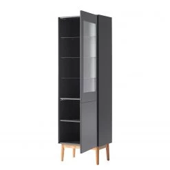 Mørteens Ensemble meubles TV Lindholm IV (3 él.) - Partiellement en chêne massif - Gris -Meubles TV muraux Soldes 1000182336 200109 07541400008 DETAILS P000000001000182336