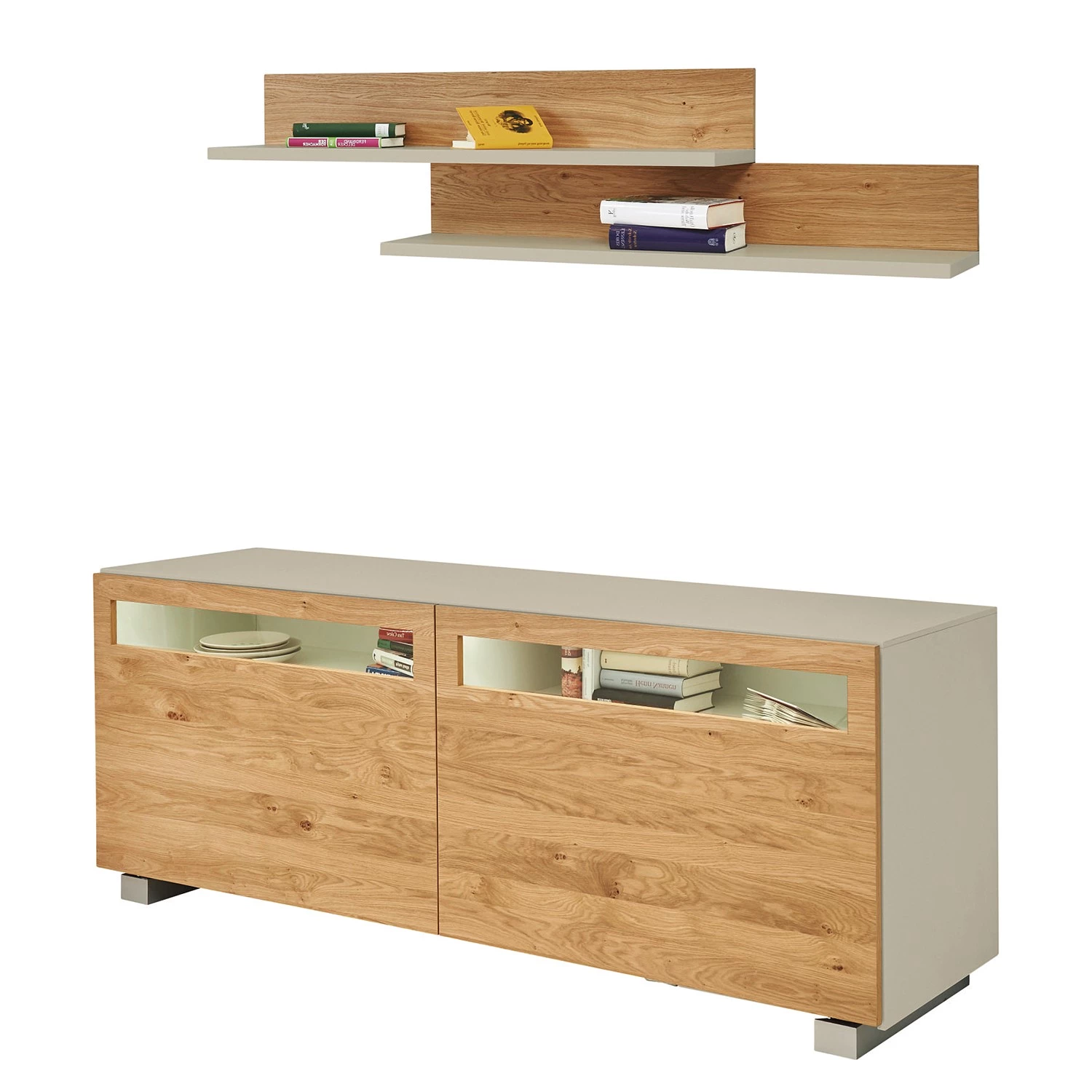 Now! by hülsta Ensembles meubles TV hülsta now vision - Gris Sahara 3 Now! by hülsta Ensembles meubles TV hülsta now vision - Gris Sahara