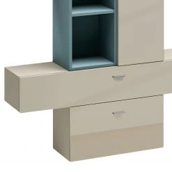 Now! by hülsta MeublesTV muraux now no. 14 I (6 él.) - Gris Sahara brillant -Meubles TV muraux Soldes 1000184111 191014 14551800011 DETAILS P000000001000184111