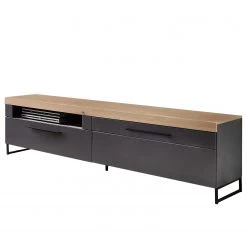 Red Living Ensemble meubles TV Parolin I (5 élém.) - Avec éclairage - Gris foncé 18 Red Living Ensemble meubles TV Parolin I (5 élém.) - Avec éclairage - Gris foncé -Meubles TV muraux Soldes 1000191240 191028 14030600081 DETAILS P000000001000191240