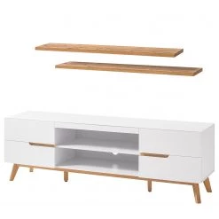 Mørteens Ensemble meubles TV Tenabo I (3 élém.) - Blanc mat / Chêne à nœuds -Meubles TV muraux Soldes 1000191375 200121 14363200002 DETAILS P000000001000191375