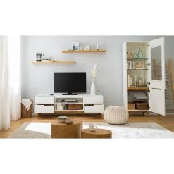 Mørteens Ensemble meubles TV Tenabo II (4 élém.) - Blanc mat / Chêne à nœuds 34 Mørteens Ensemble meubles TV Tenabo II (4 élém.) - Blanc mat / Chêne à nœuds -Meubles TV muraux Soldes 1000191376 200715 06270200041 MOOD DETAILS P000000001000191376 mood
