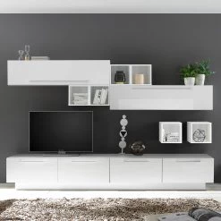 LC Spa Ensemble meubles TV Infinity X (12 él.) - Blanc brillant