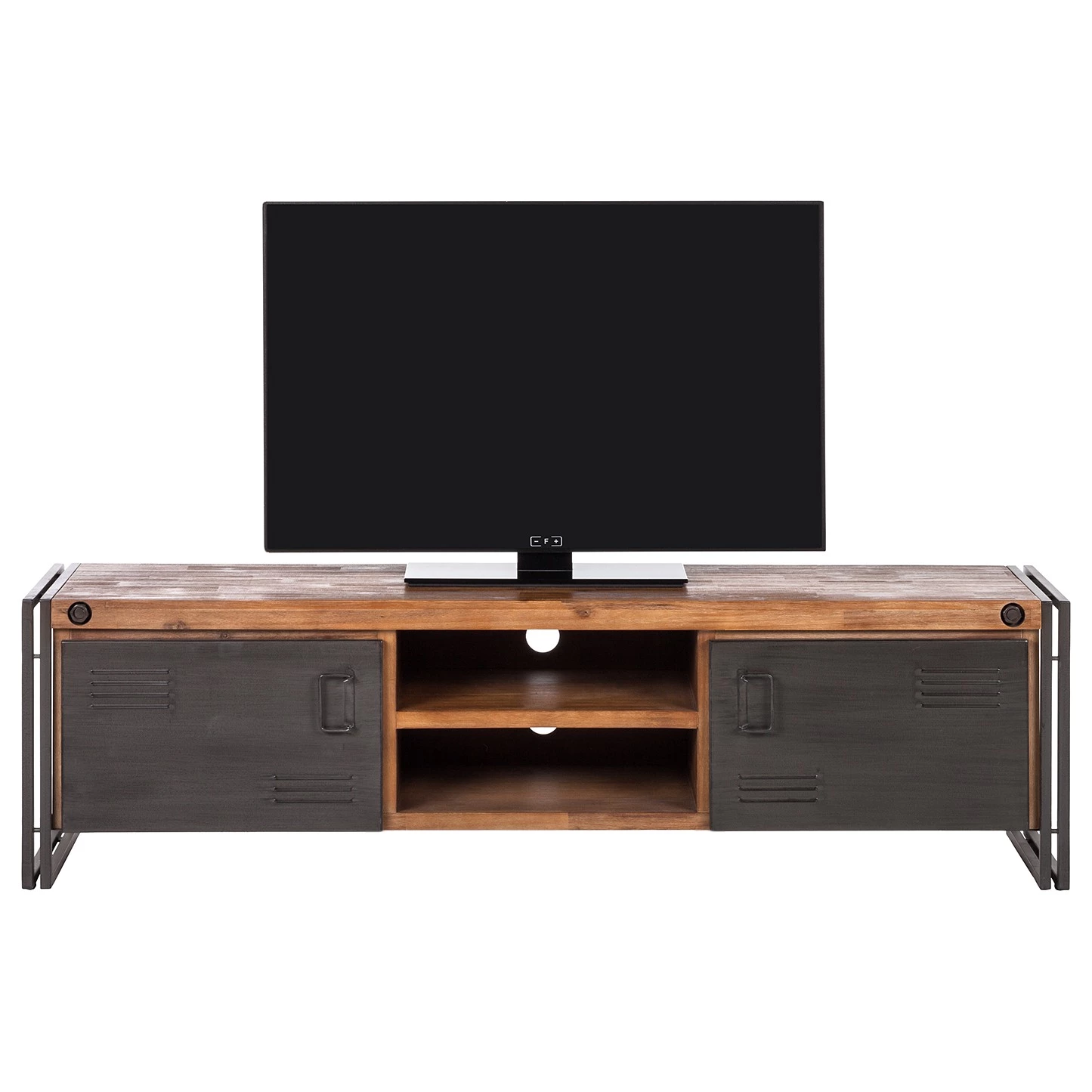 Ars manufacti Ensemble meubles TV Manchester II (4) - Acacia massif / Métal - Acacia / Anthracite 6 Ars manufacti Ensemble meubles TV Manchester II (4) - Acacia massif / Métal - Acacia / Anthracite – Image 4