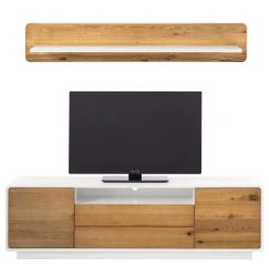 Mørteens Ensemble meubles TV Boge (2 éléments ) - Placage en chêne véritable - Chêne à nœuds / Blanc mat -Meubles TV muraux Soldes 1000202254 200402 14475400003 DETAILS P000000001000202254