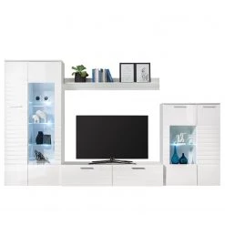 Loftscape Ensemble meubles TV Lonoke (5 éléments) - Avec éclairage - Blanc brillant -Meubles TV muraux Soldes 1000205080 200212 13461400008 DETAILS P000000001000205080