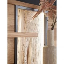 Naturoo Meubles TV muraux Doora I (3 élém.) - Partiellement en chêne à nœuds massif - Chêne à nœuds Bianco / Graphite -Meubles TV muraux Soldes 1000207677 200305 06214200007 MOOD DETAILS P000000001000207677 mood