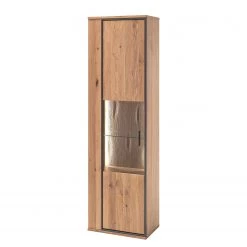 Naturoo Meubles TV muraux Doora I (3 élém.) - Partiellement en chêne à nœuds massif - Chêne à nœuds Bianco / Graphite -Meubles TV muraux Soldes 1000207677 200305 06214200008 DETAILS P000000001000207677