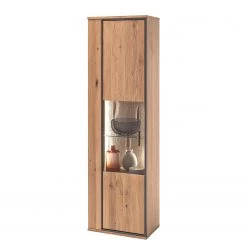 Naturoo Meubles TV muraux Doora I (3 élém.) - Partiellement en chêne à nœuds massif - Chêne à nœuds Bianco / Graphite -Meubles TV muraux Soldes 1000207677 200305 06214200010 DETAILS P000000001000207677